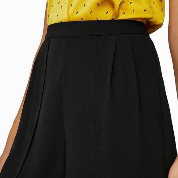 BCBGMAXAZRIA Silk Georgette Pleat Shorts - Picture 4 of 15